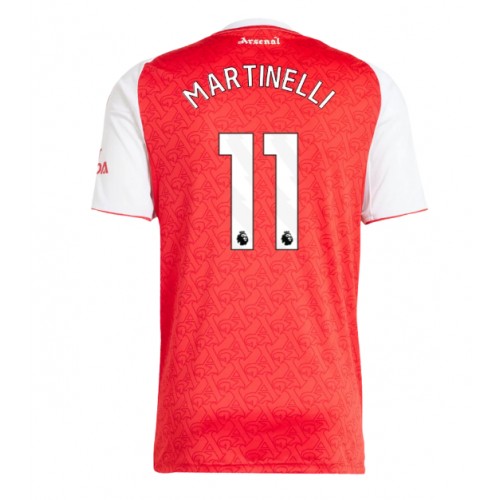 Stroje piłkarskie Arsenal Gabriel Martinelli #11 Koszulka Podstawowej 2025-26 Krótki Rękaw